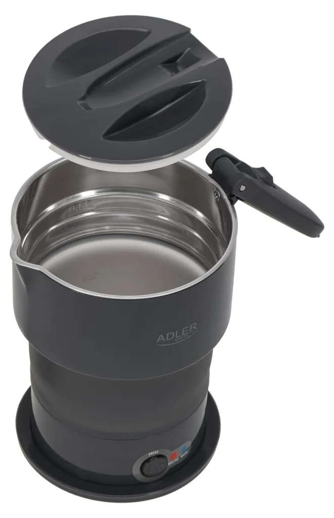 Bouilloire pliable ADLER AD 1377 g grise : la solution gain de place 0,6L - 6