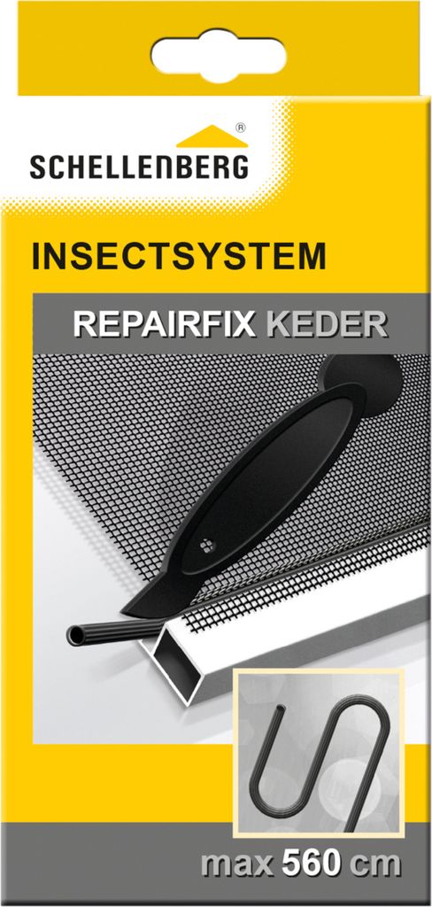 Schellenberg Reparatur-Keder, schwarz, 5,6 m, 70107