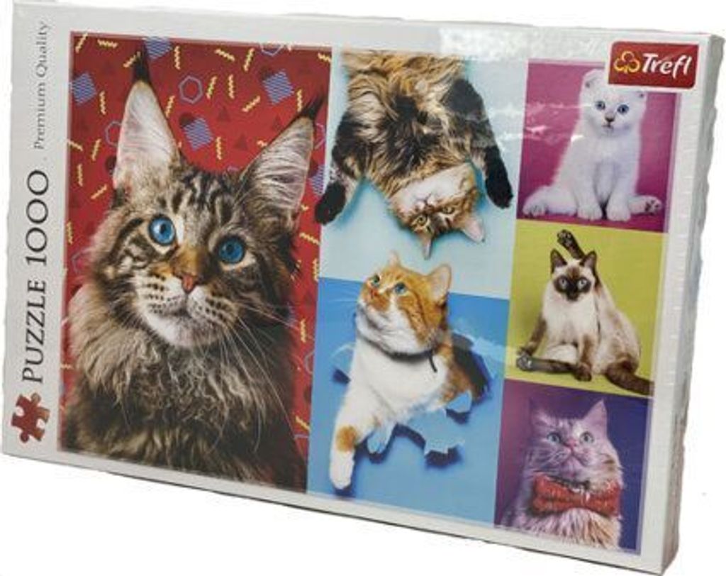 TREFL Puzzle Happy Cats 1000 Teile