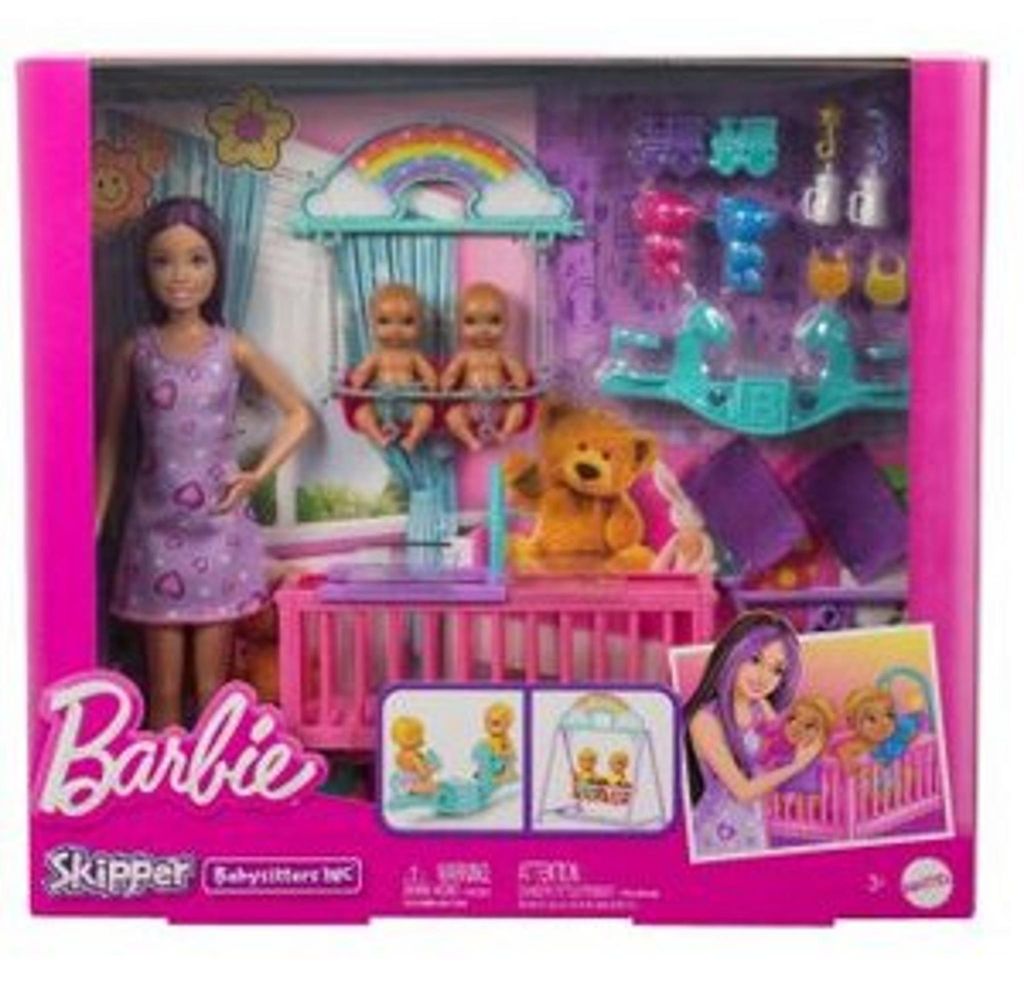 Barbie Skipper Babysitters Inc. HXM99, Modelka, Žena, 3 rok Obrázok produktu 