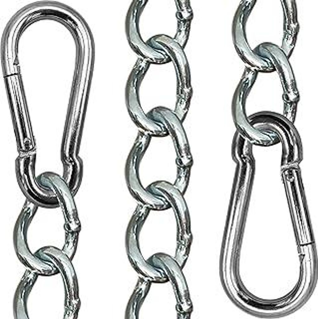 KLIFFHÄNGER Aufhängung für Hängesessel, Slingtrainer und Boxsack | Verschiedene Längen (Kette 30 cm)