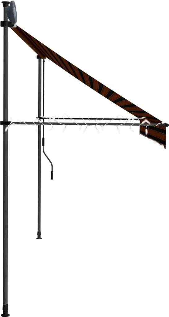 Tenda Retrattile Alta Protezione UV 300cm LED Solari | The Living Store - 5