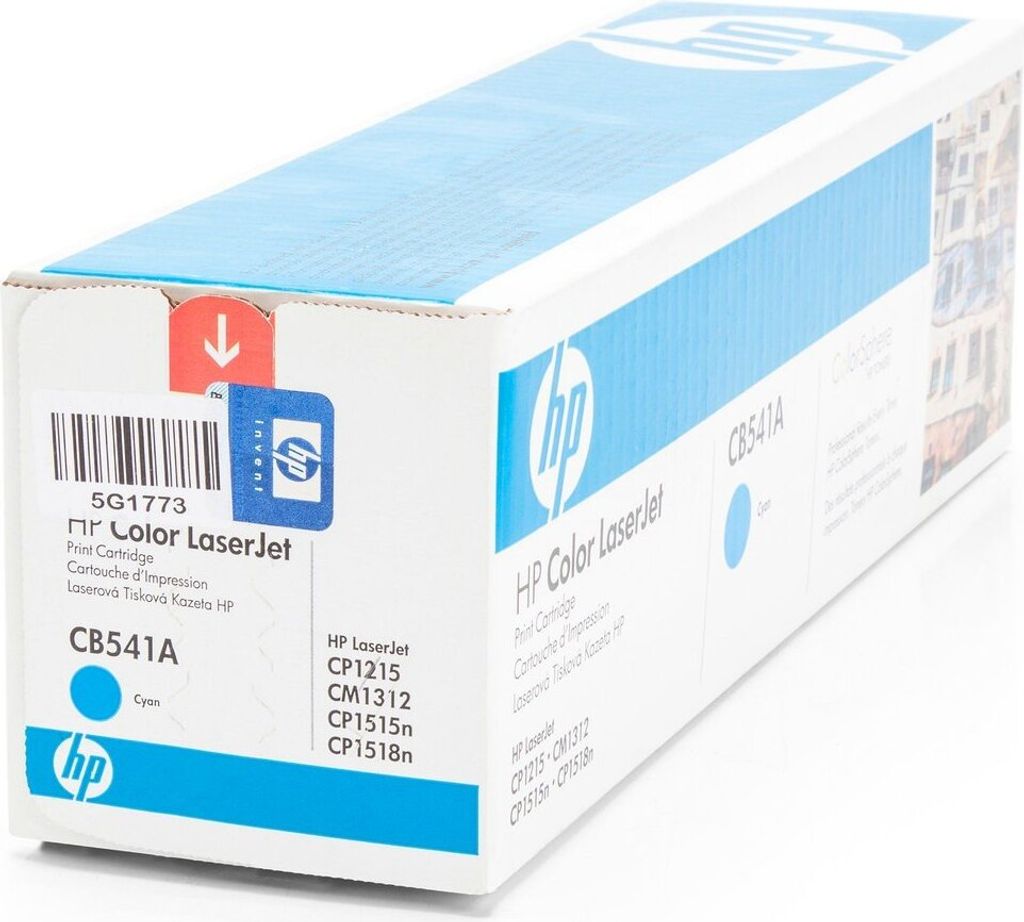 Original Toner HP T125A CB541A Türkis Produktbild 
