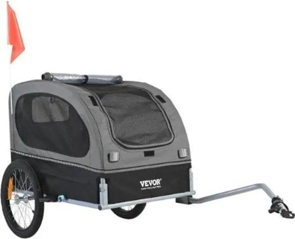 Remorque pour chien âgé ou fatigué : transport sécurisé et stable en vélo