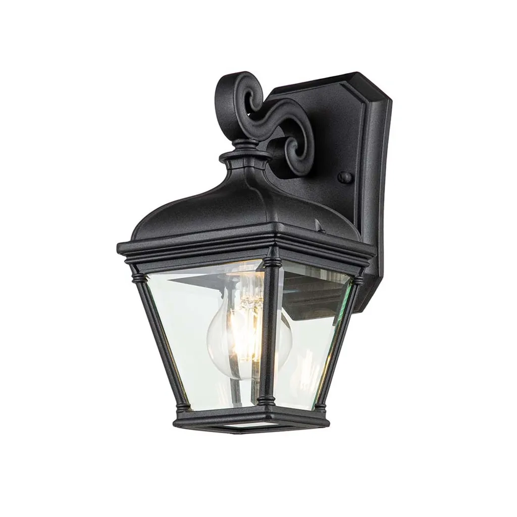 Applique d'extérieur Anti-Corrosion Bayview Elstead Noir Aluminium IP44