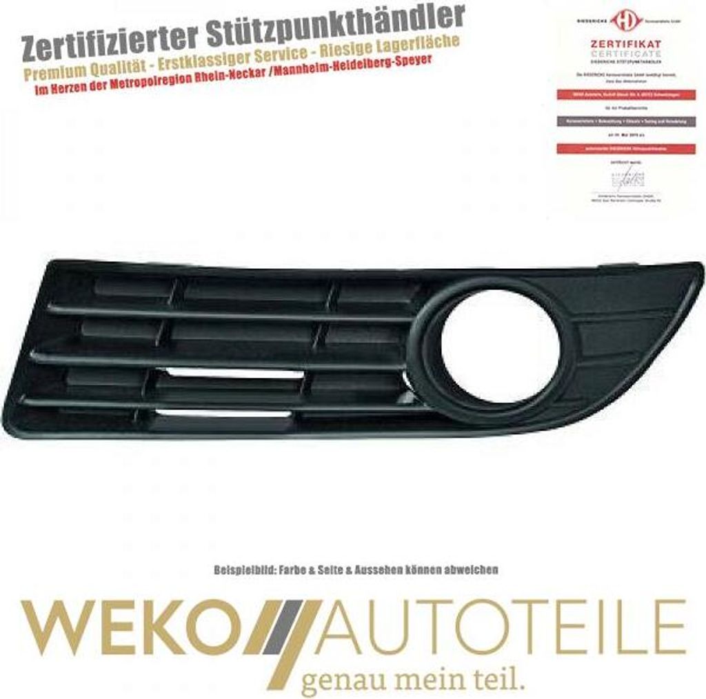 Lüftungsgitter Stoßstange links DIEDERICHS 2205149 für VW