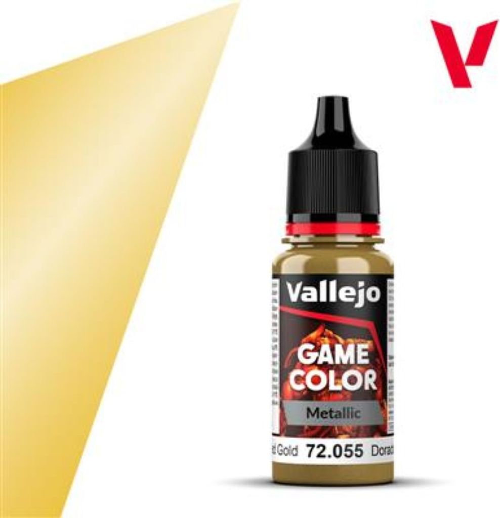 Vallejo 72.055, 17 ml, Gold, Metallisch, Flasche Produktbild 