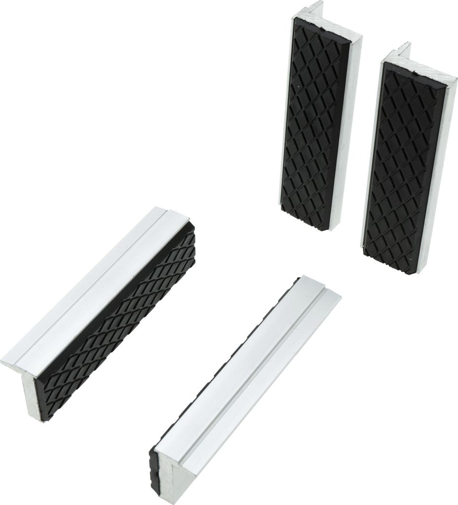4 x Magnetische Schraubstock Schutzbacken 100mm gummiert Produktbild 