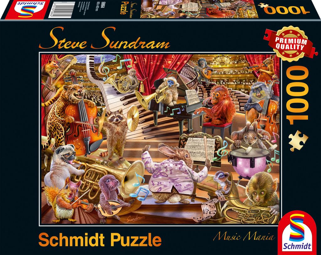 SCHMIDT Puzzle Musical Mania 1000 Teile