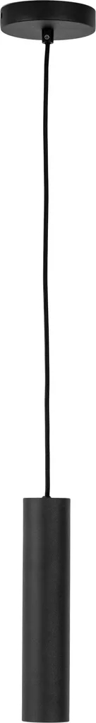 Lampe pendentif Paris Ø6cm noir mat en métal : suspension petit format