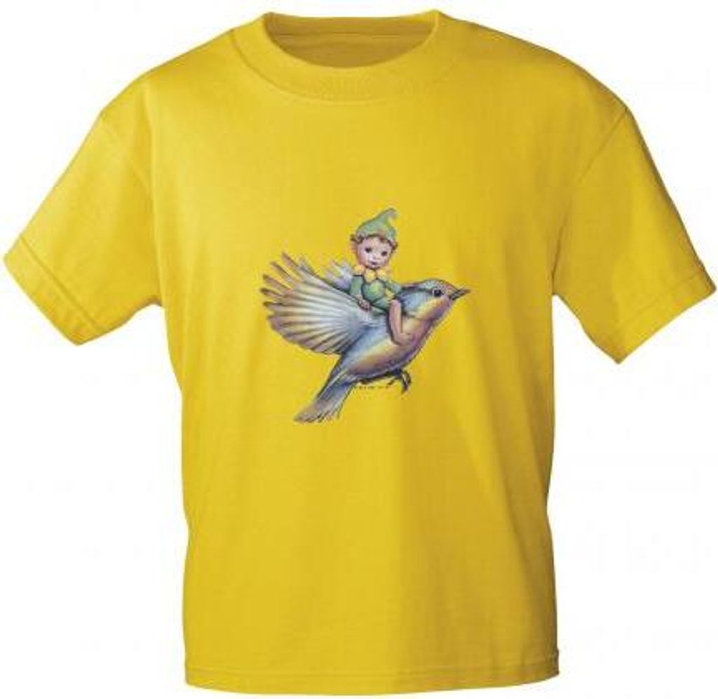 Kinder T-Shirt mit Print Elfchen auf Vogel 12442 Gr. 86-146 Produktbild 