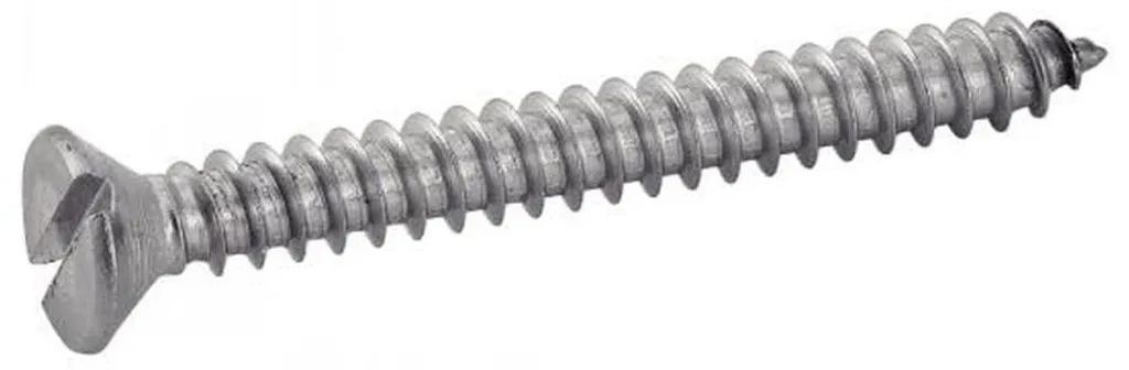 Vis à tôle 4,8 x 38 mm pour montage extérieur et menuiserie aluminium Inox