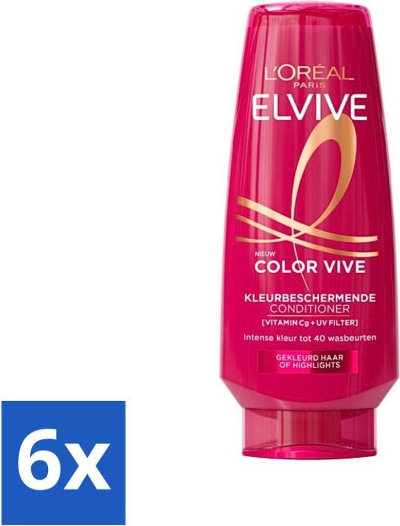 L'Oréal Elvive Color Vive Conditioner 200 ml - Vorteilspack - 6 Stücke