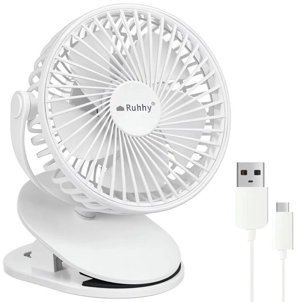 Wentylator bezprzewodowy biały Ruhhy 25566 Zdjęcie produktu 