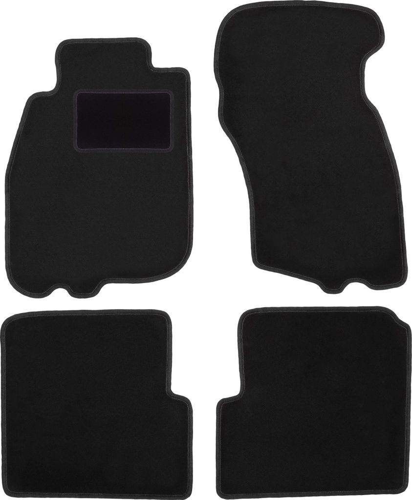 Schwarze Veloursmatten für: Volvo S40 I Limousine (1995-2004)