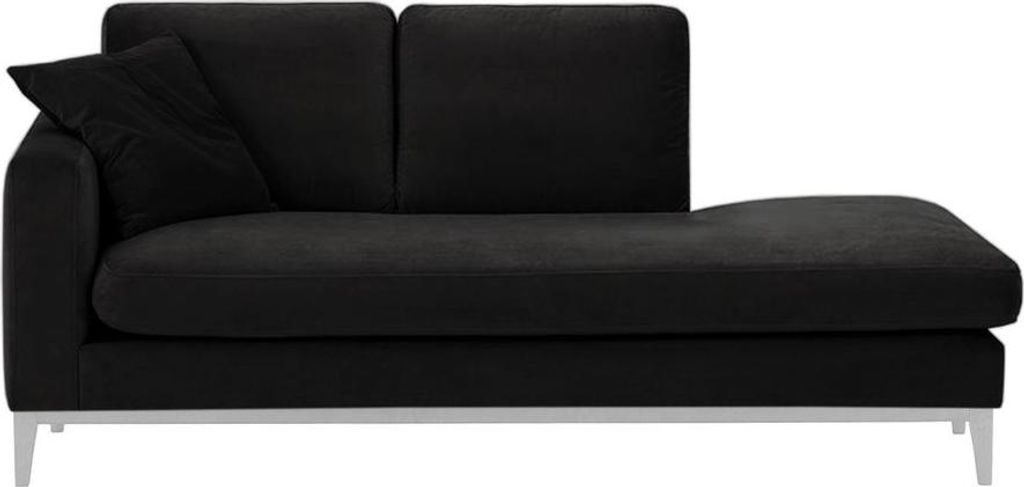 Linksseitiges Chaiselongue Covex Wood-Velluto 20-white