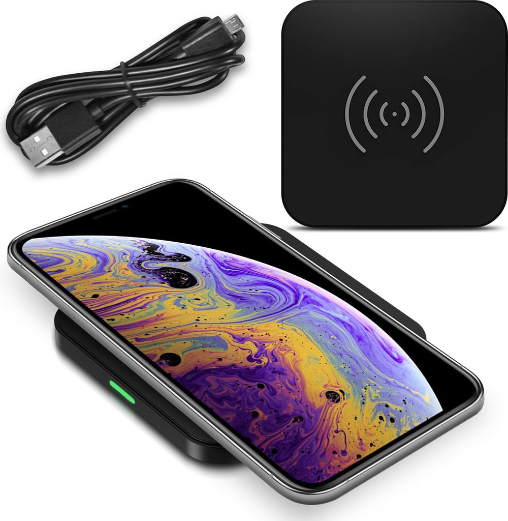 QI Wireless Schnell Ladegerät Apple iPhone XS Kabellos Charger Induktives Laden