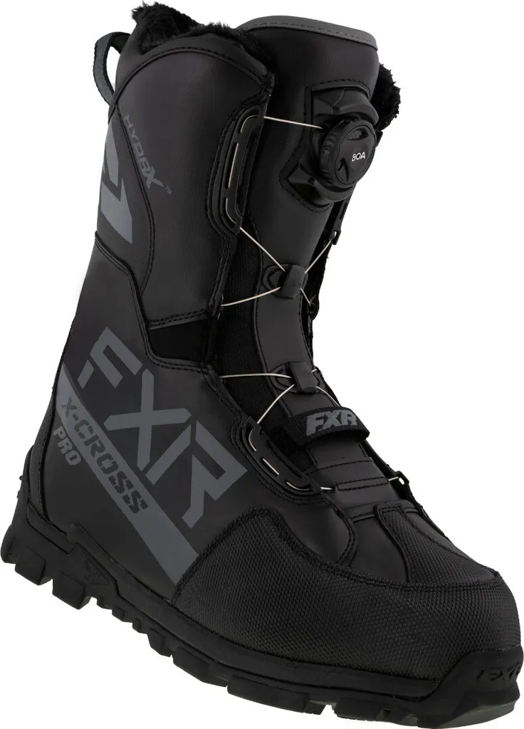 Bottes de motoneige FXR X-Cross Pro BOA noir anthracite taille 45