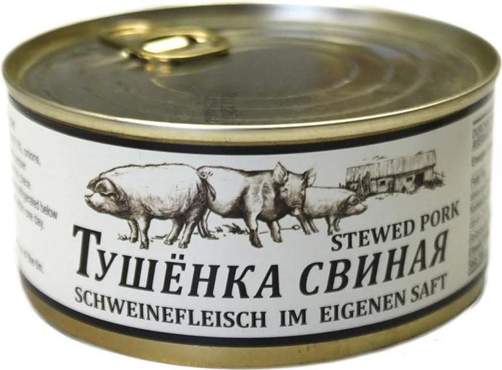 Stewed Pork Schweinefleisch im eigenen Saft "Tuschonka" Produktbild 
