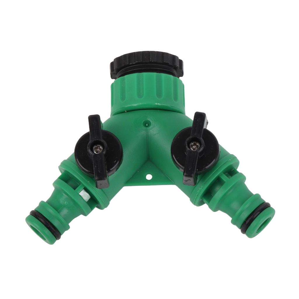 Wasserverteiler, 3-Wege-Wasserhahn-Verteileradapter mit 1 Einlass und 2 Auslass für die Gartenarbeit mit Waschmaschine
