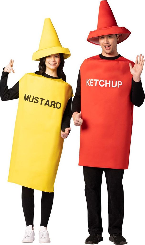 Ketchup und Senf Paarkostüm