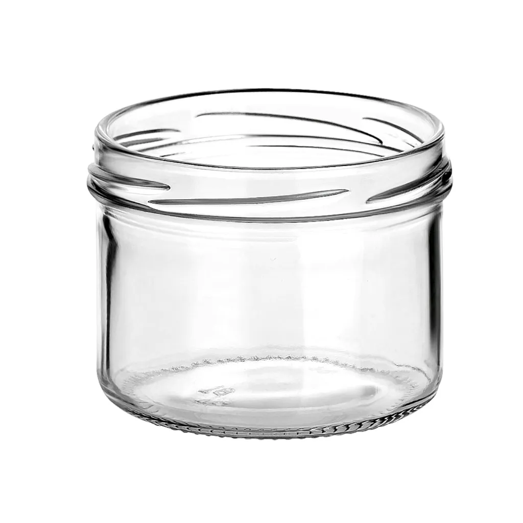 set di 12 vasetti da conserva da 230 ml con coperchio con motivo "Paesaggio invernale" - Piccoli vasetti da conserva con coperchio TO82 - Vasetti da marmellata vuoti, vasetti da conserva, vasetti da conserva per Natale - 2