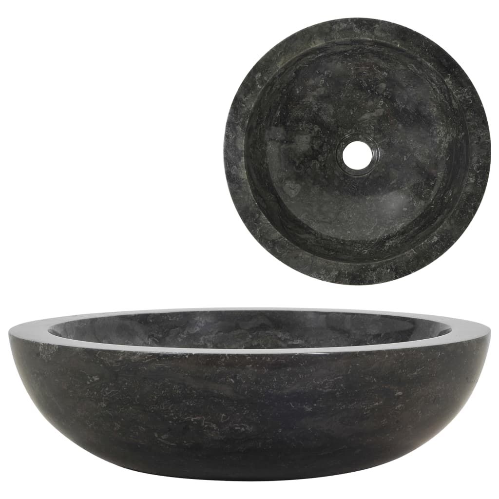 Lavabo, 40 X 12 Cm, Marbre, Noir Lumarko ! Image du produit 