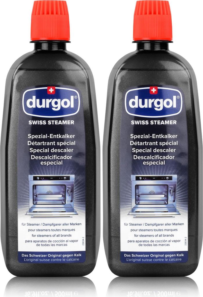 Durgol Swiss Steamer Spezial-Entkalker 500ml - Für Dampfgarer (2er Pack)