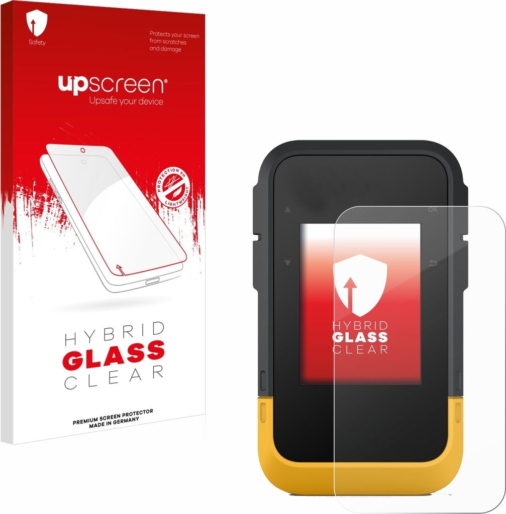upscreen Schutzglas für Garmin eTrex SE Schutzfolie Panzer Folie Glas Display Schutz klar