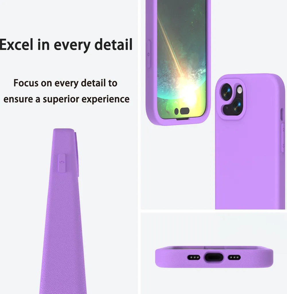 Yoedge 2 Custodie In Silicone Per IPhone XR (6,1″) – Viola E Rosa Con Motivo Dinosauro – Morbide, Sottili E Antiurto