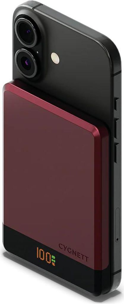 Cygnett MagSlim 5k Power Bank Wireless 10W Cherry Pink Zdjęcie produktu 
