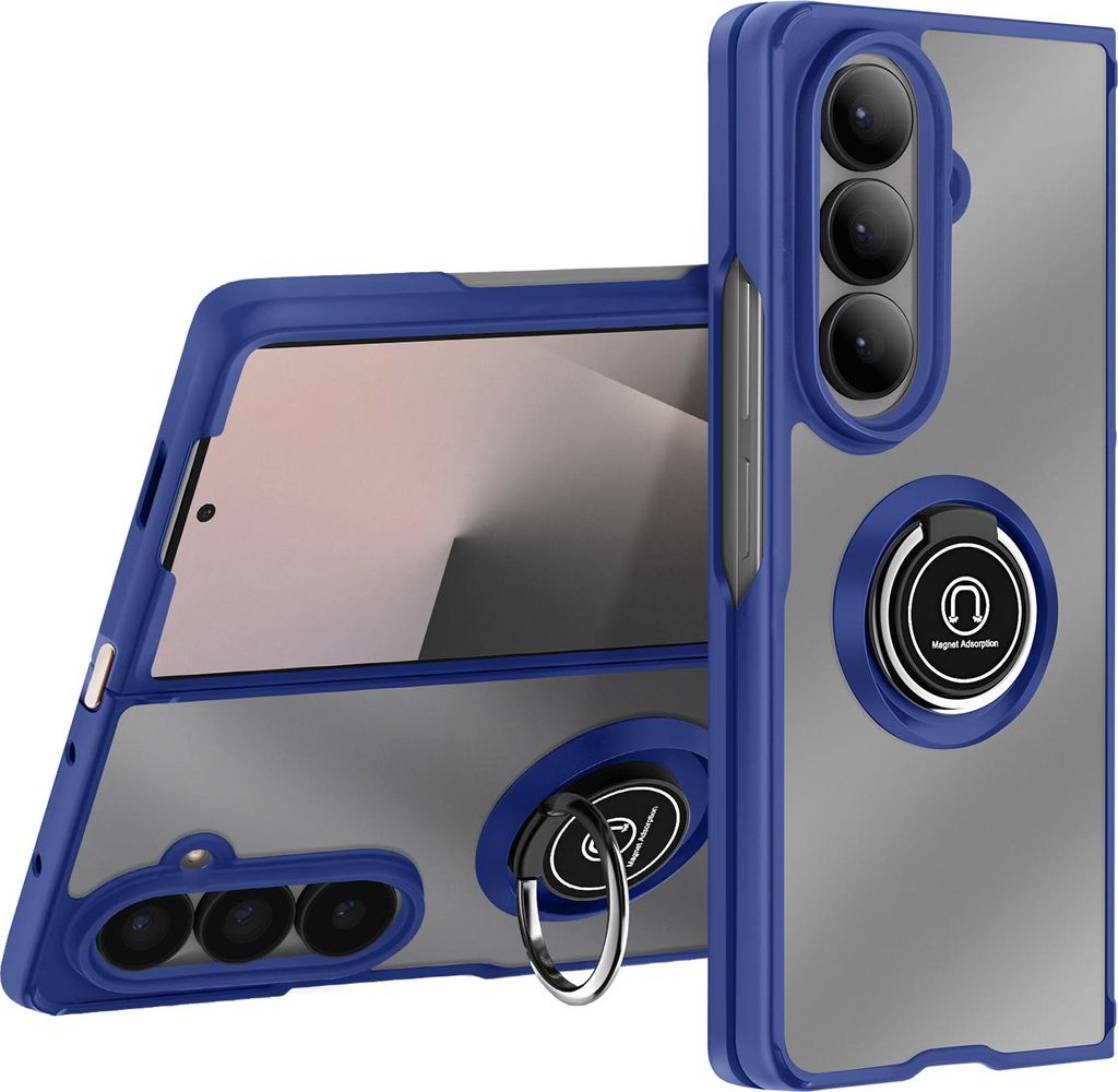 Avizar, Hülle Samsung Galaxy Z Fold 7 Faltbar mit Magnetring, Blau