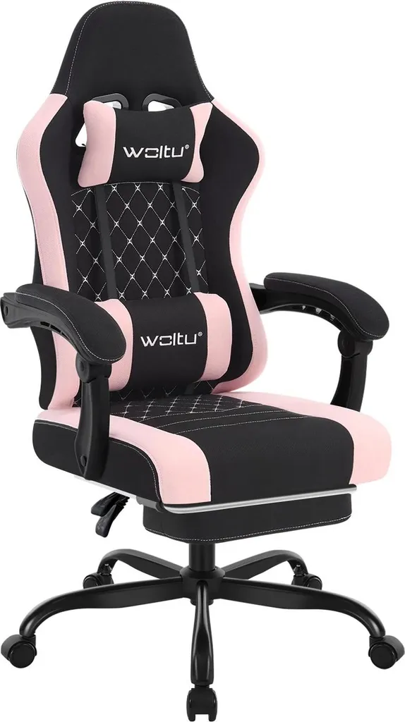 Chaise de bureau ergonomique contre le mal de dos - Massage et Tissu