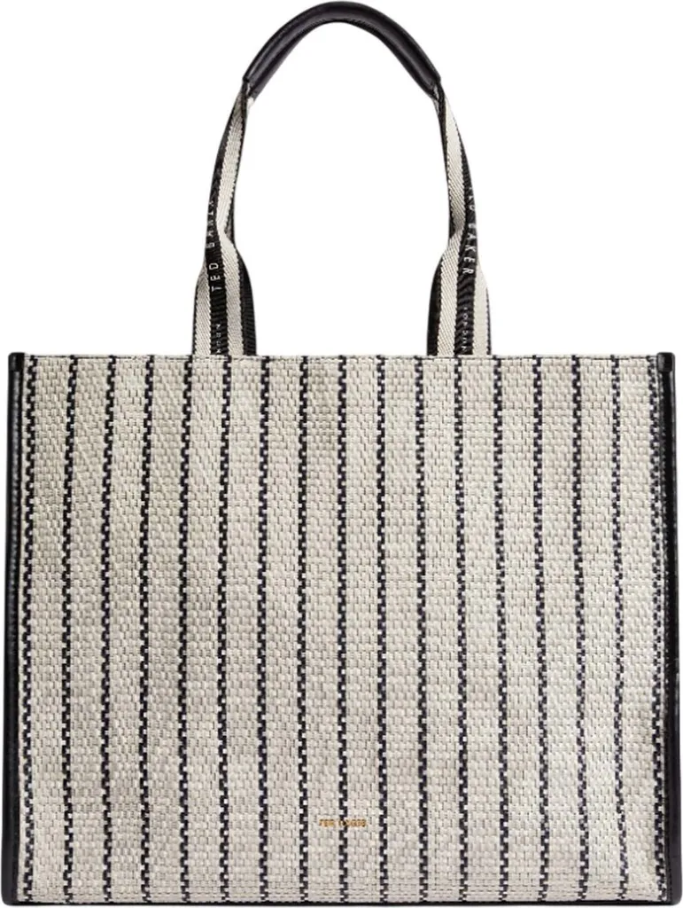 Ted Baker Sac Riveren Shopper Navy Design Tissé Webbing Haut de Gamme