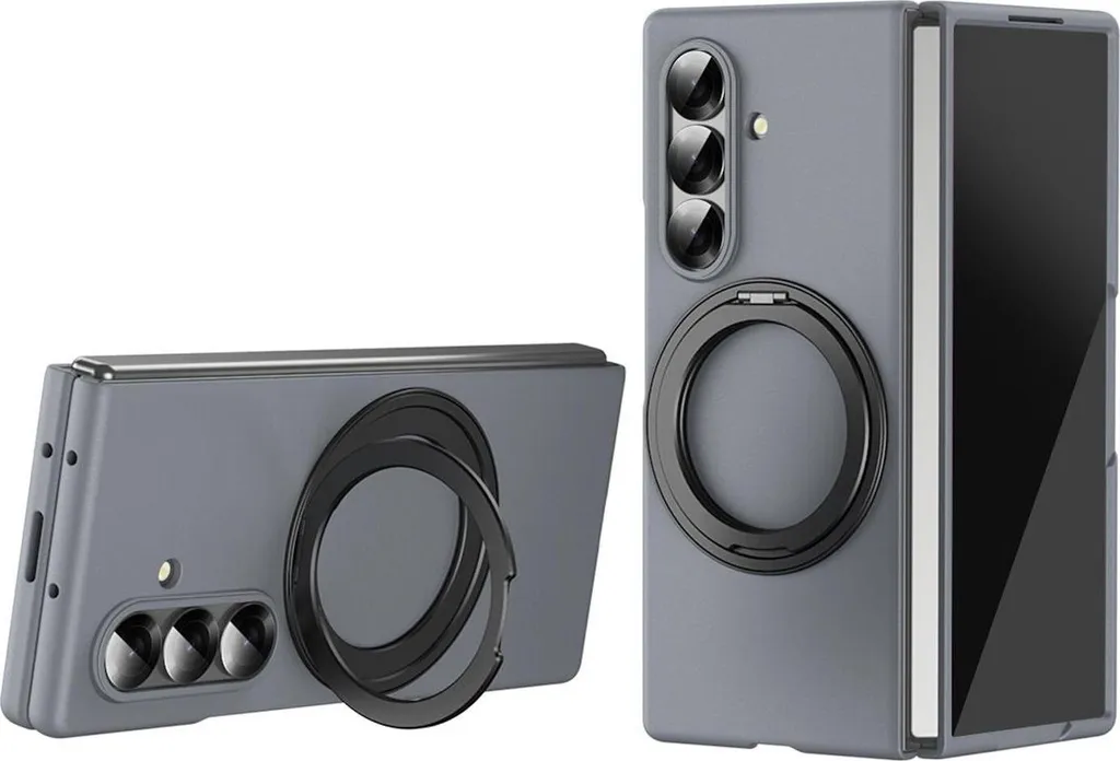 OFFERTA Cover Galaxy Z Fold7 5G Thunderbolt Grigio - Anello 360°