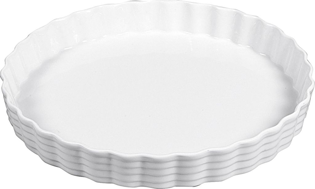 Küchenprofi Tortenform BURGUND, Pie baking dish, Rund, Porzellan, Weiß, 0 - 280 °C, 1 Stück(e)