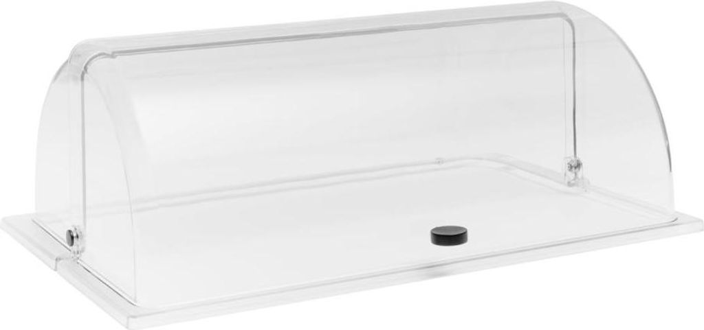 APS 11060 Rolltophaube GN 1/1, Polycarbonat, 53 x 32,5 cm, Höhe 19 cm, Germany