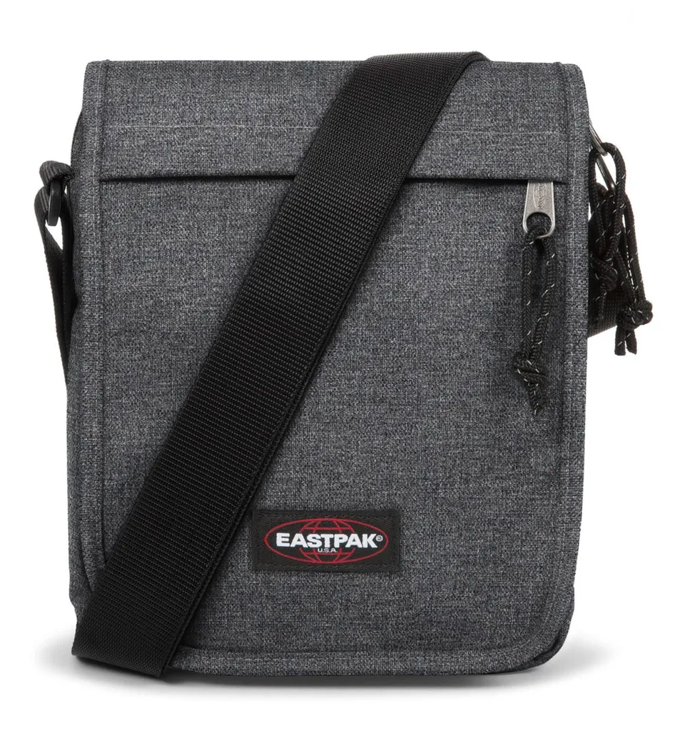 Eastpak Flex Gris Denim - Sac épaule résistant avec multiples poches