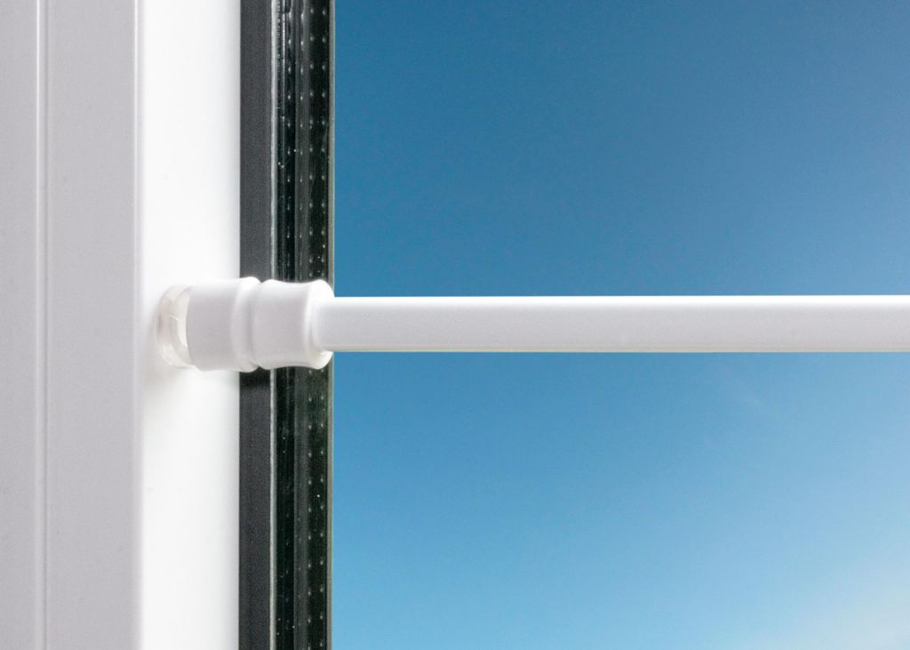 Deco4Me Teleskop-Gardinenstange zum Klemmen – ohne Bohren