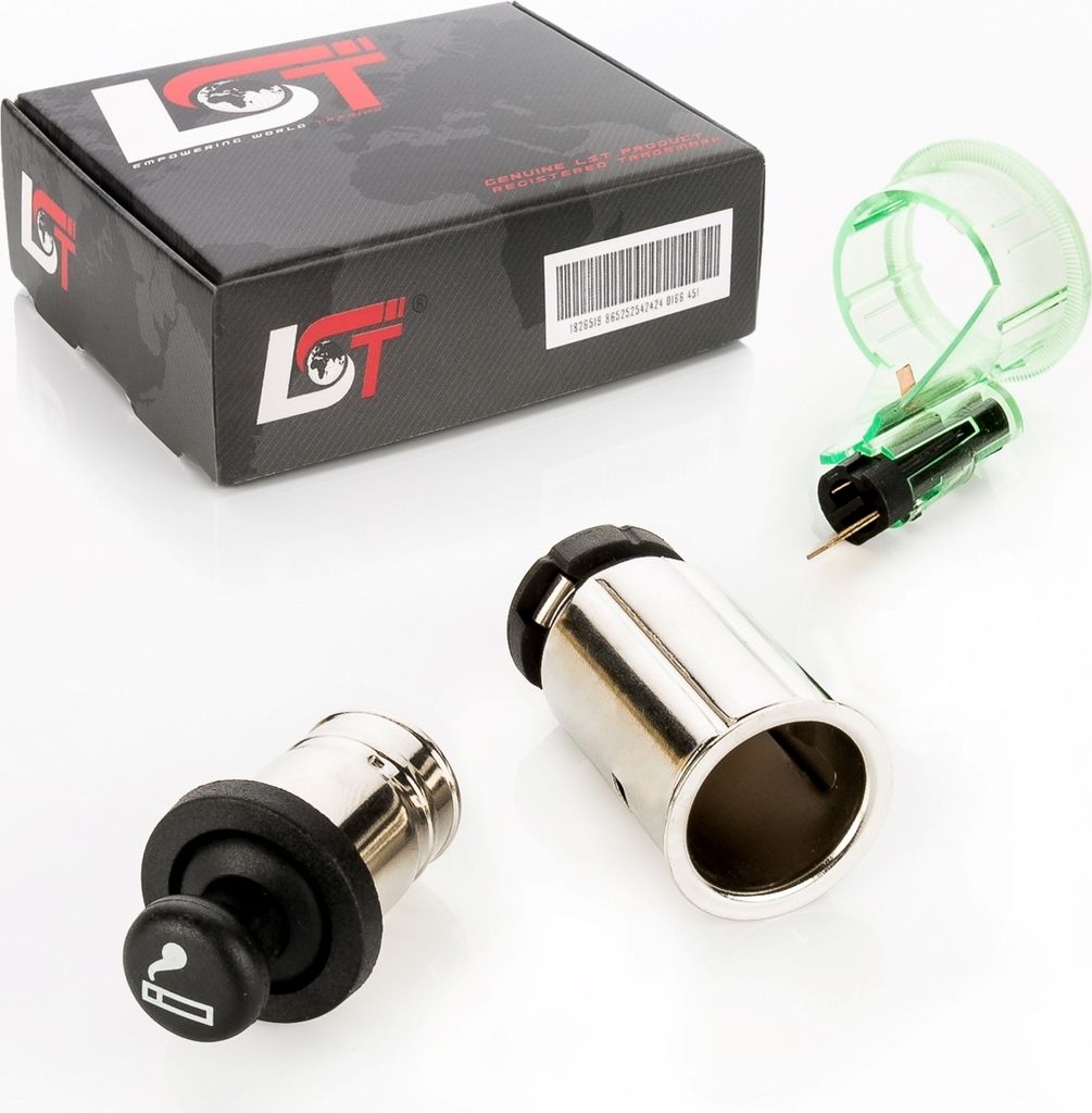 Zigarettenanzünder Steckdose grün 12V/24V für FORD Focus Mondeo Galaxy Transit