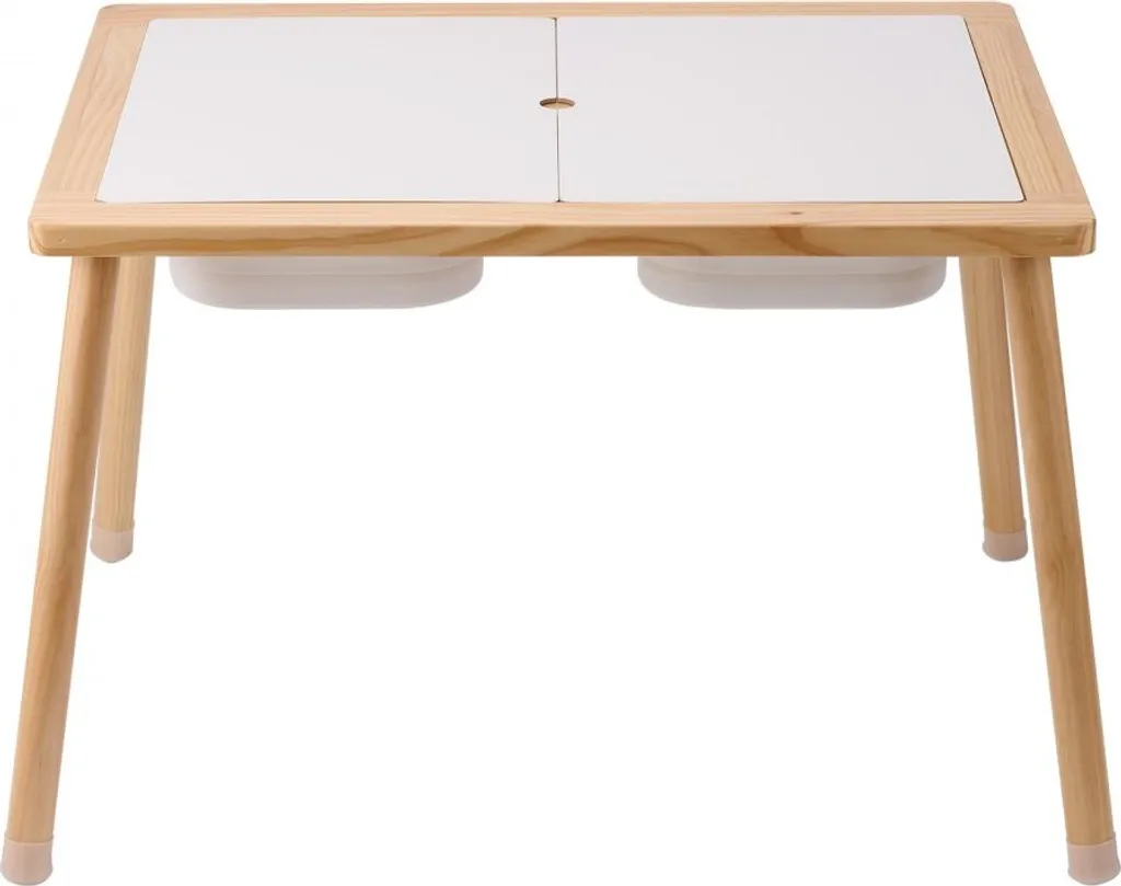 Table sensorielle 3 compartiments de rangement pour sable et activités - 10