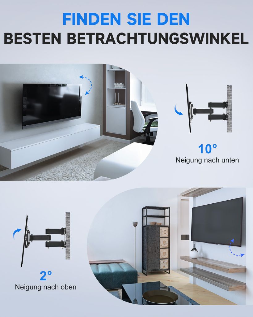 Crenex držák TV na stěnu Držák TV na stěnu otočný Obrázek produktu 2