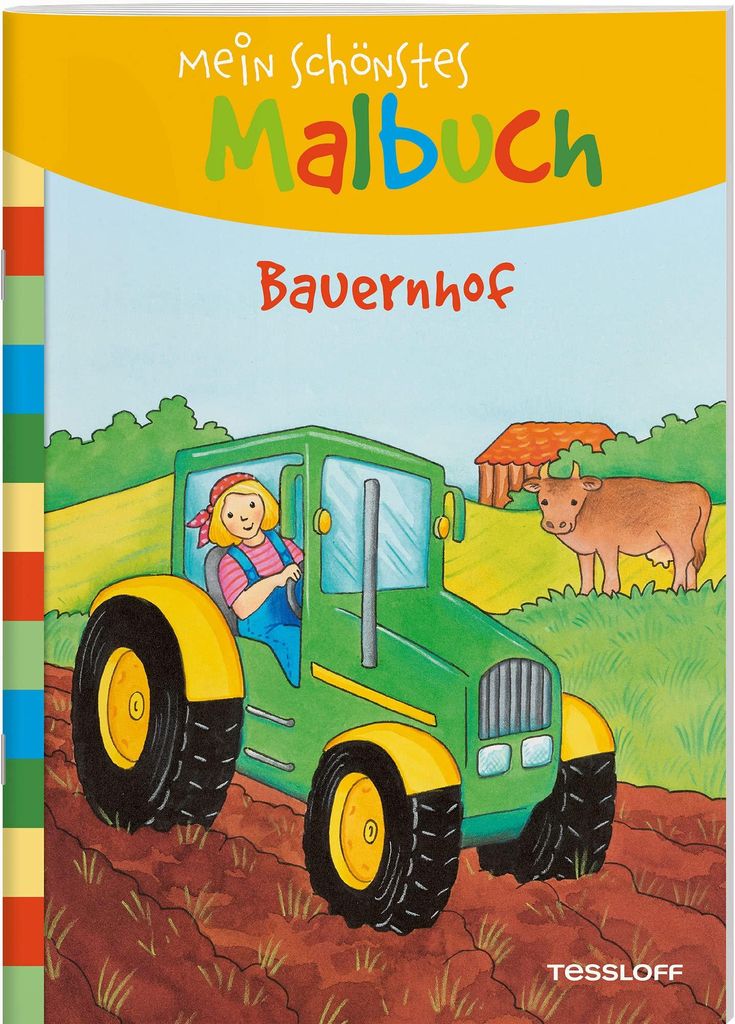 Mein schönstes Malbuch. Bauernhof Produktbild 
