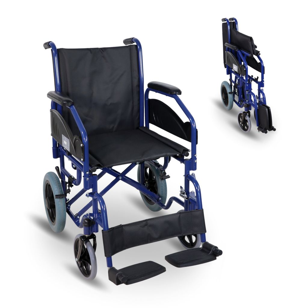 Skladací invalidný vozík Mobiclinic, parkovacie brzdy, Obrázok produktu 