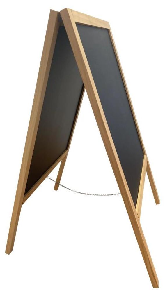 Exacompta Kundenstopper Schiefer Holz 53x90cm