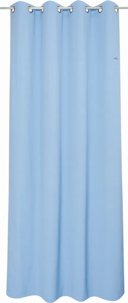 TOM TAILOR Tenda a occhielli opaca Dove Signature Azzurro 140 x 250 cm