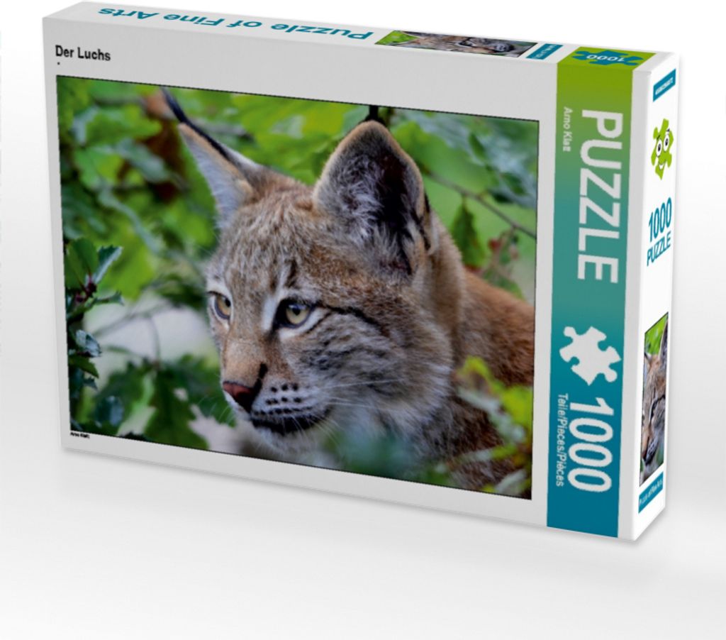Calvendo Der Luchs 1000 Teile Puzzle quer 640x480mm, Klatt Arno; 7374156