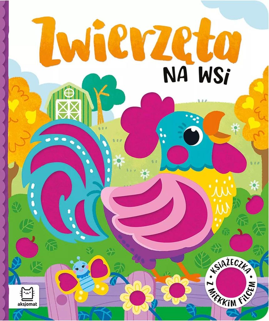 Fühlbuch mit Filz Tiere auf dem Land / Aksjomat