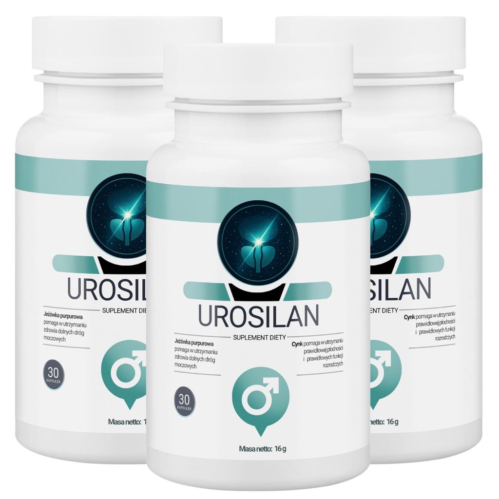3x Urosilan – Nahrungsergänzungsmittel 30 Kapseln