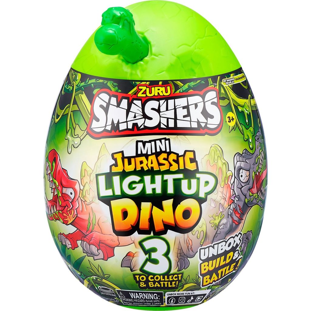 Smashers - Jurassic Light Up Dino Ei Mini Serie 1 Produktbild 